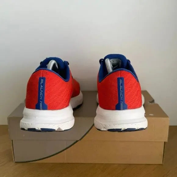 Brooks Launch 7 Orange/Blue Men Running Sneakers - SZ 11 - Picture 3 of 10